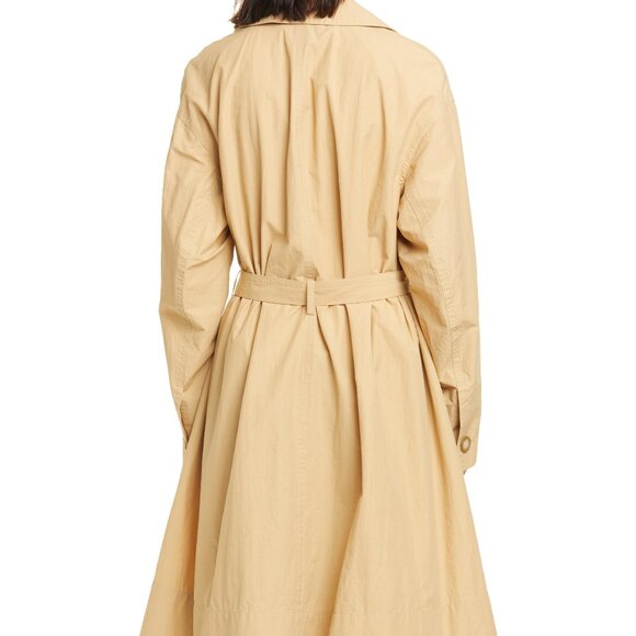 NWT Vince Drapey Tech Trench Coat– Belted Lightweight Chic Layer - Picture 9 of 16